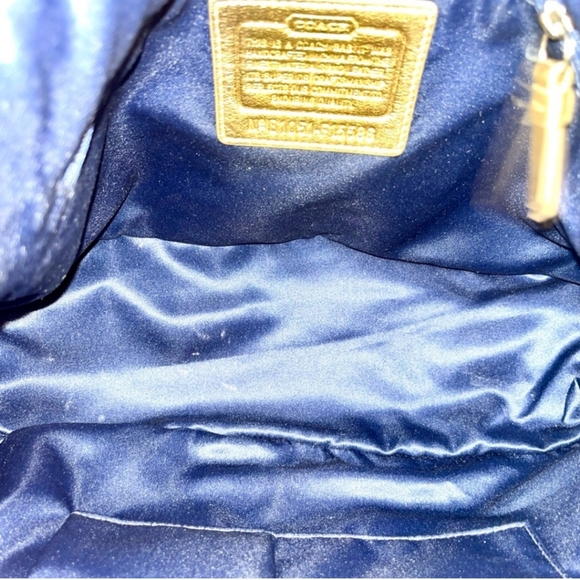 Coach Signature Multicolor Patent Leather Colorblock Bag. - Picture 5 of 6